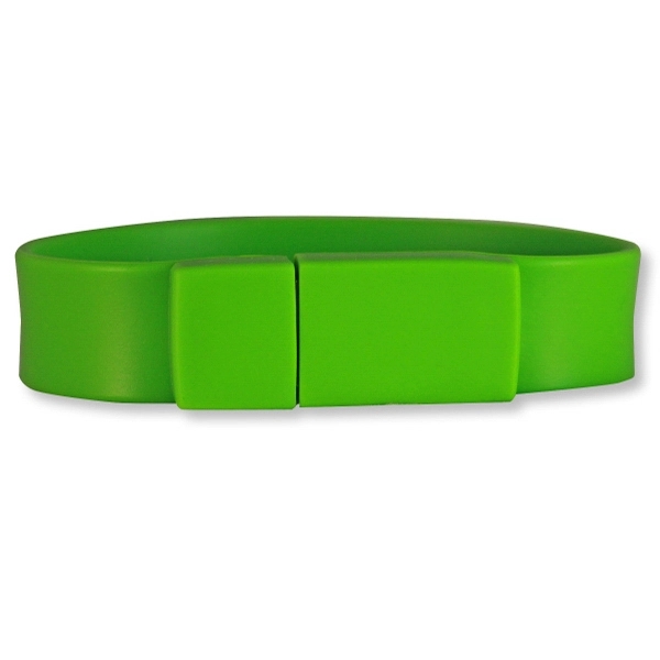 Silicone Wristband Thick Web Key -Free 3 Color Print, Free Website... from ASI 93131 US Flash & Technologies LLC / U S Flash & Technologies LLC