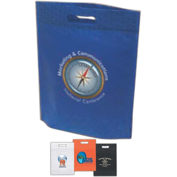 10" x 14" - Non-woven die-cut handle bag.... from ASI 52493 Ennis Inc / AdConcepts