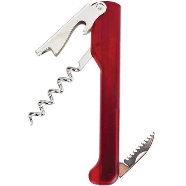 Waiter's corkscrew with translucent handle.... from ASI 55450 Franmara Inc