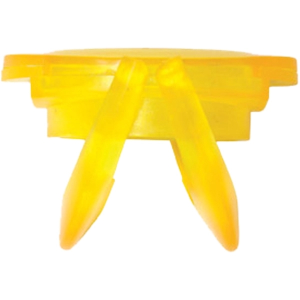 Flexible 3" champagne bottle stopper with spring-loaded, fold up silicone sealing... from ASI 55450 Franmara Inc