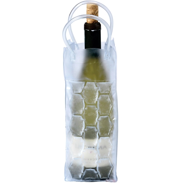 10" x 3 1/2" bottle bag made of PVC with freezable... from ASI 55450 Franmara Inc
