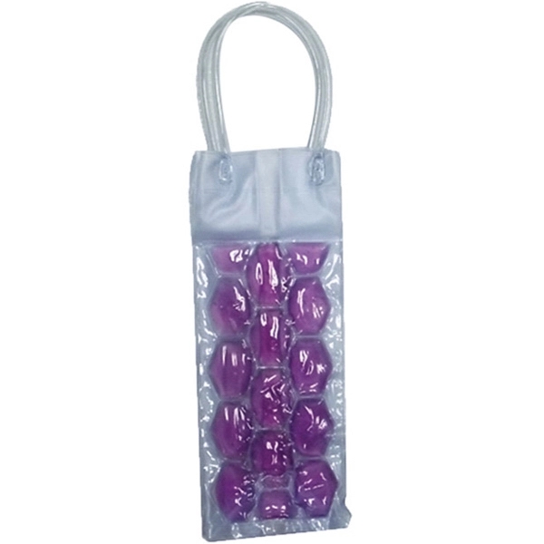 10" x 3 1/2" bottle bag made of PVC with freezable... from ASI 55450 Franmara Inc