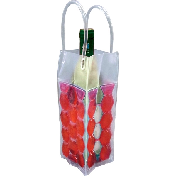 10" x 3 1/2" bottle bag made of PVC with freezable... from ASI 55450 Franmara Inc