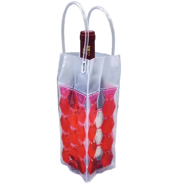 10" x 3 1/2" bottle bag with freezable gel cells on... from ASI 55450 Franmara Inc