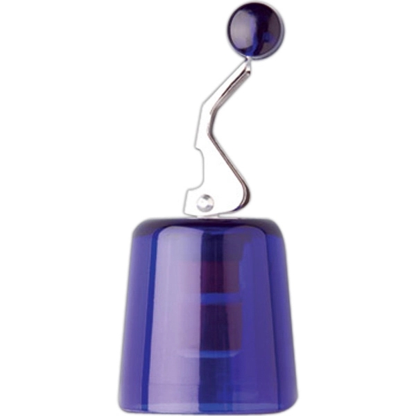 Customizable 2 1/2" x 1 1/8" bottle stopper with translucent crown... from ASI 55450 Franmara Inc