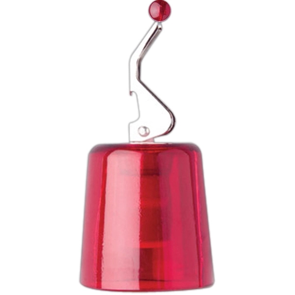 Customizable 2 1/2" x 1 1/8" bottle stopper with translucent crown... from ASI 55450 Franmara Inc