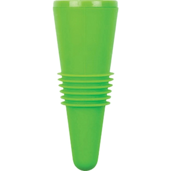 Rigid and flexible thermoplastic ABS 2 5/8" x 1" bottle stopper... from ASI 55450 Franmara Inc