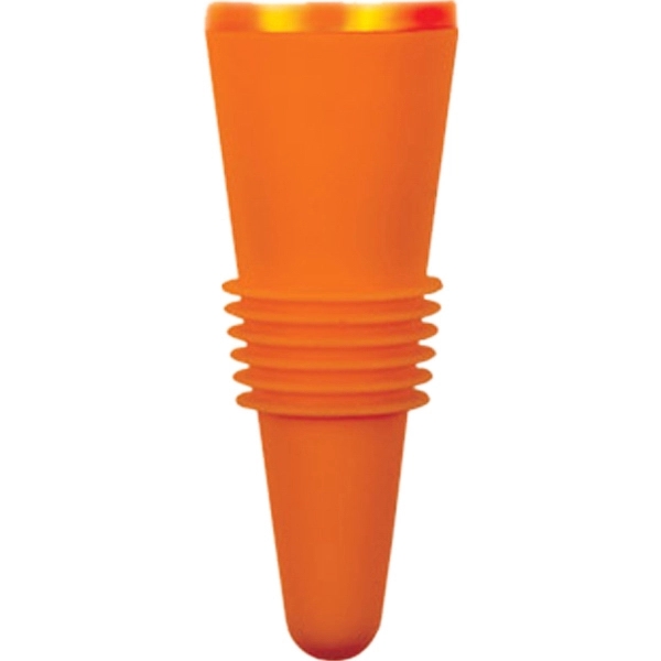 Rigid and flexible thermoplastic ABS 2 5/8" x 1" bottle stopper... from ASI 55450 Franmara Inc