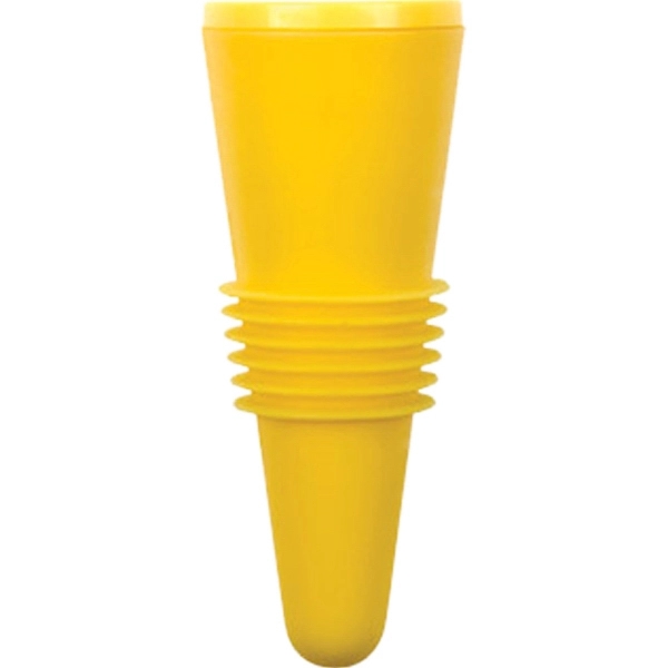 Rigid and flexible thermoplastic ABS 2 5/8" x 1" bottle stopper... from ASI 55450 Franmara Inc