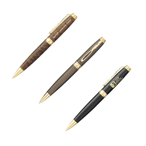 Caesar ballpoint includes laser engraved logo, your choice on cap or... from ASI 40544 Binaco / Binaline