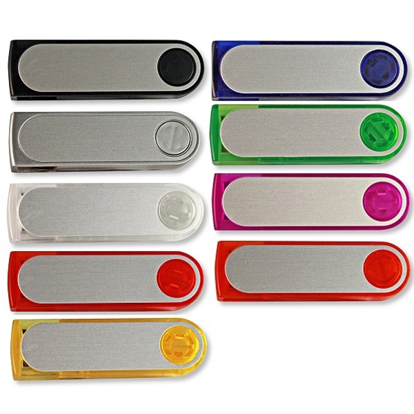 Trans Swivel Web Key - Free 3 Color Print, Free Website... from ASI 93131 US Flash & Technologies LLC / U S Flash & Technologies LLC