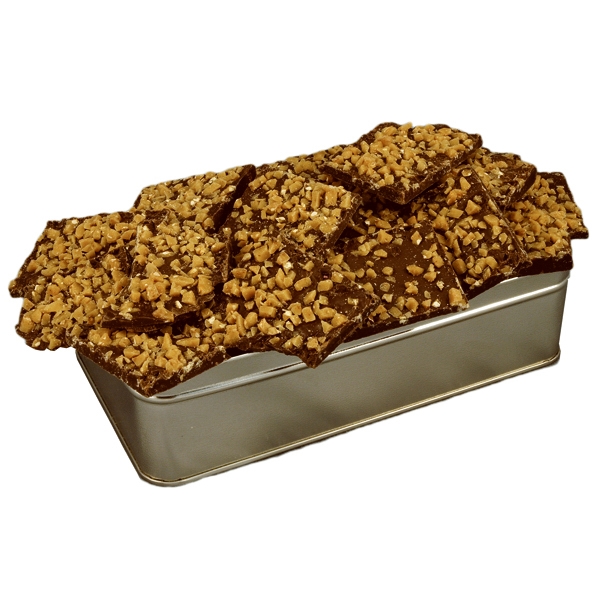 Gourmet toffee bark in rectangular tin.... from ASI 55439 ZZ DROPPED -Fresh Beginnings Inc / Fresh Beginnings