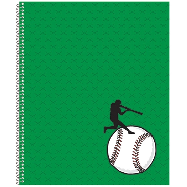 Full color composition notebook with 50 perforated sheets with wide rules,... from ASI 50873 Drum-Line / Drum-line Inc