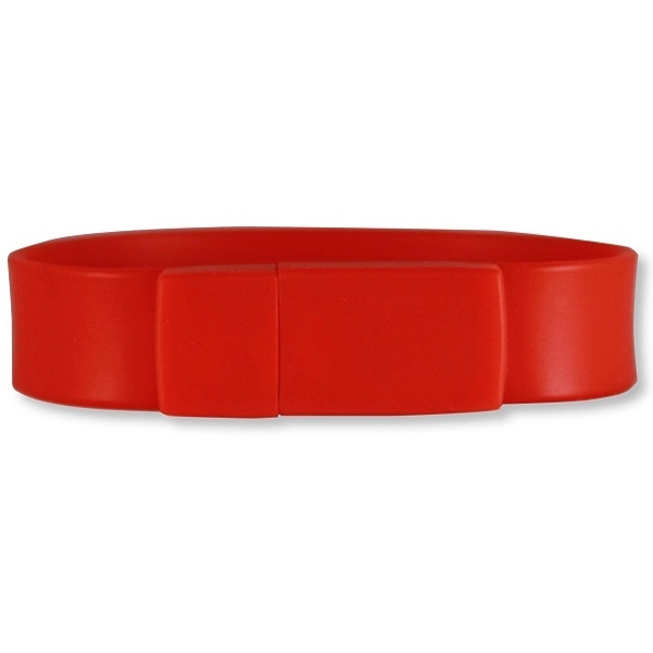 Silicone Wristband Thick Web Key -Free 3 Color Print, Free Website... from ASI 93131 US Flash & Technologies LLC / U S Flash & Technologies LLC