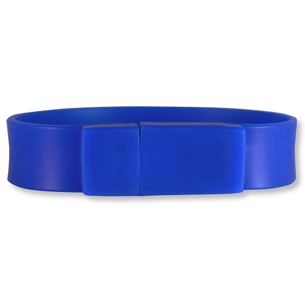 Silicone Wristband Thick Web Key -Free 3 Color Print, Free Website... from ASI 93131 US Flash & Technologies LLC / U S Flash & Technologies LLC