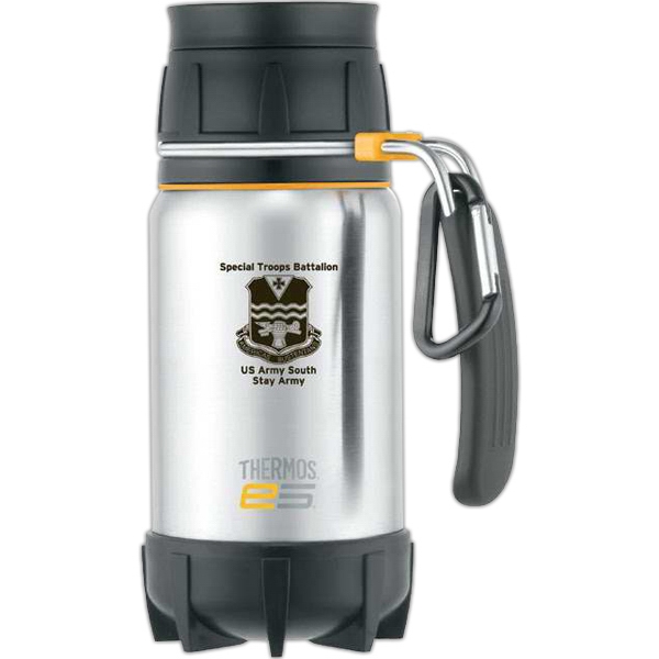 Element 5  - Leak-proof travel mug with comfortable rubberized stainless... from ASI 91110 ZZ OLD/Drop - Thermos LLC / Thermos LLC