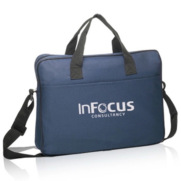 600D polyester briefcase, 16" x 12" x 3".... from ASI 39552 BEL Promo