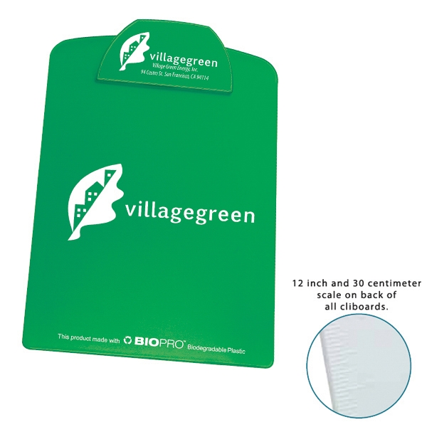 BioPro (TM) - Biodegradable plastic letter size clipboard with imprinted clip.... from ASI 62660 Innovation Line / Innovation Line