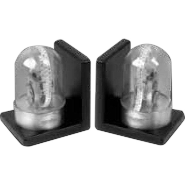 Stock market ticker bookends with plates.... from ASI 35530 ZZ OLD/Drop - AITG Business Gifts / AITG Business Gifts