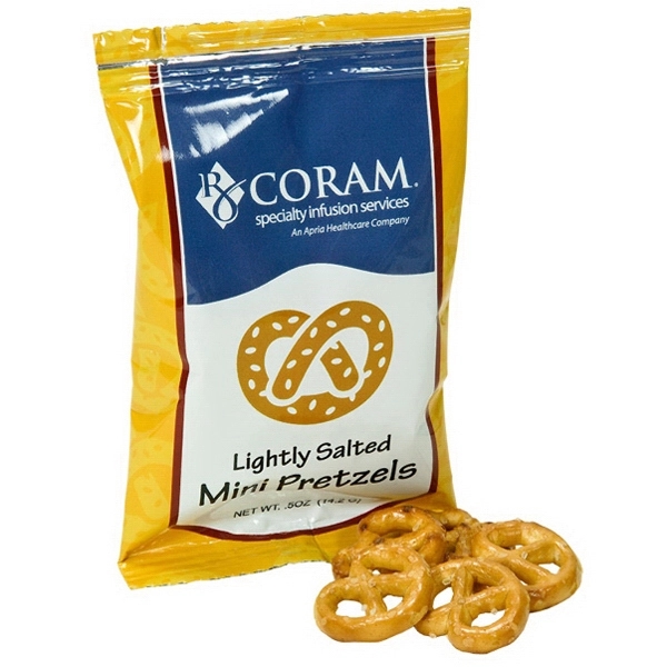 Custom mini pretzels, single serving.... from ASI 82351 Richard's Gourmet Coffee Co / Richard's (R) Gourmet Coffee