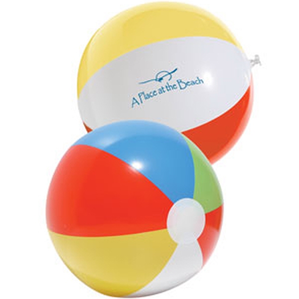 Sunnyside - Large beach ball, 9 1/2" diameter when inflated.... from ASI 68507 The Magnet Group / Perfect Line