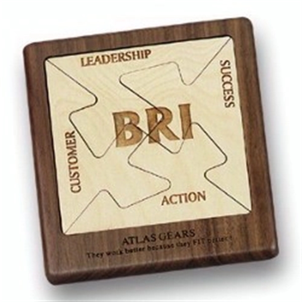 Laser cut jigsaw puzzle on solid wood base.... from ASI 88156 Solid Dimensions Inc / Solid Dimensions Line