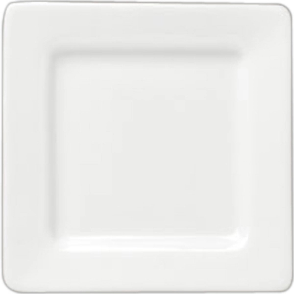Square Rim Plate made of Fine Porcelain available in 4 sizes... from ASI 68878 Mar's Line / Mar's Promotions / MAR's Line Mars China Collection