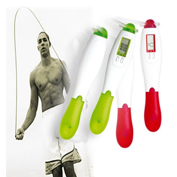 Digital jump rope pedometer,  plastic ABS case with PVC rope,... from ASI 37218 Athena Promo (tm)