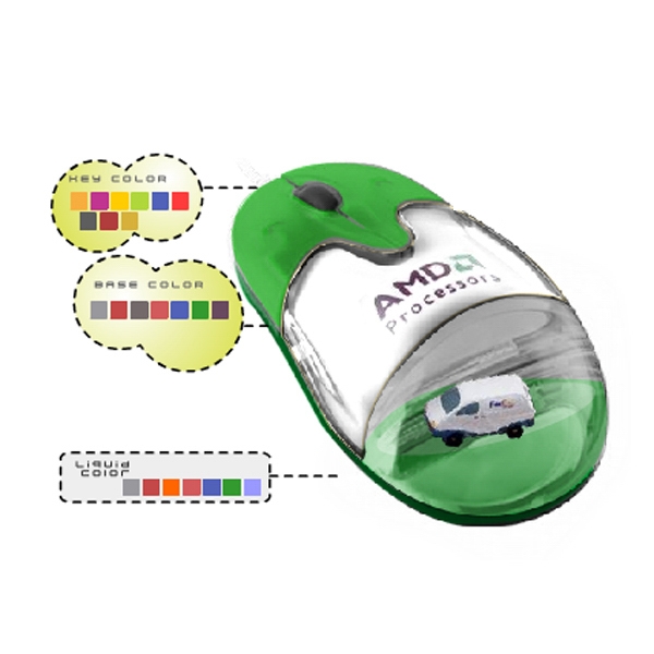 Free Setup, Proof & Shipping. Optical 2 button & scroll liquid... from ASI 31015 ZZ OLD/Drop - ActNow Media, Inc. / Mouse Message (R) Mouse Pads