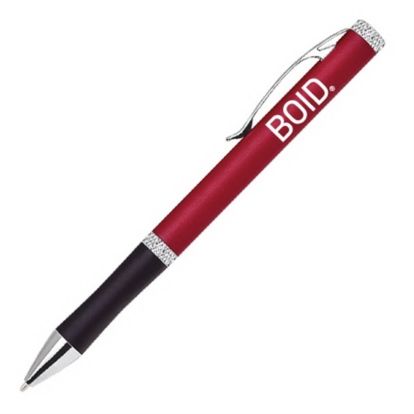 Twist action ballpoint pen with diamond top and middle ring.... from ASI 40544 Binaco / Binaline