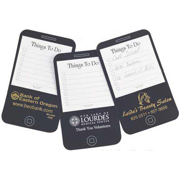 Mobile reminder refrigerator magnet and note pad, 20 page lined notepad.... from ASI 94770 ZZ OLD/Drop - Waldor Products / Waldor