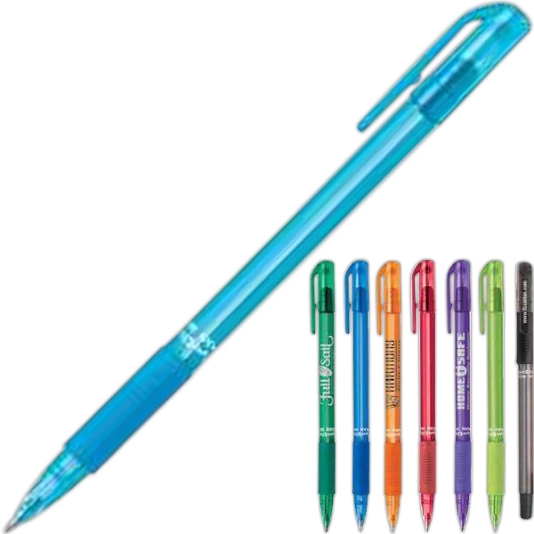 Stick ball pen with grip.... from ASI 84833 Newell Custom Writing Instruments / Newell Brands