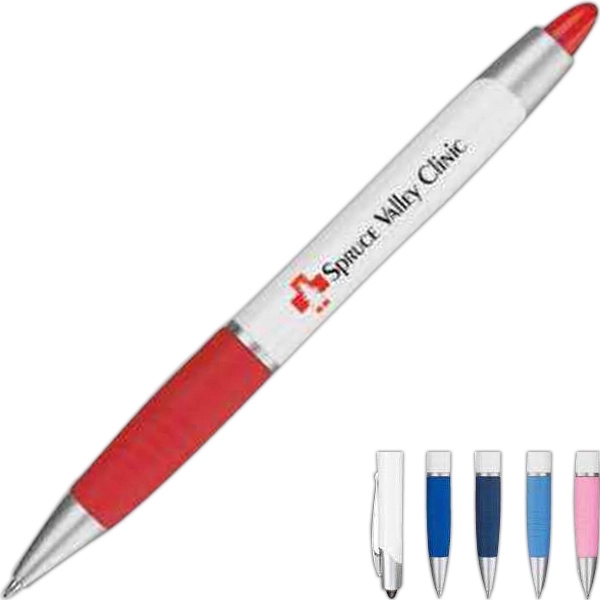 Medium point ballpoint pen with grip section.... from ASI 84833 Newell Custom Writing Instruments / Newell Brands
