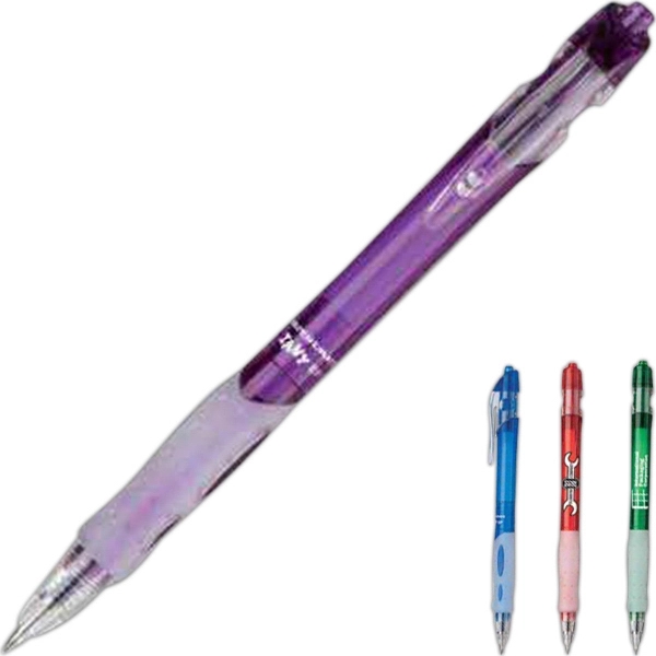 Translucent gel pen with 1.2 mm tungsten carbide ball.... from ASI 84833 Newell Custom Writing Instruments / Paper Mate® Newell Brands