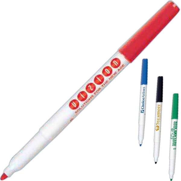 Fine point dry erase marker with non-toxic ink... from ASI 84833 Newell Custom Writing Instruments
