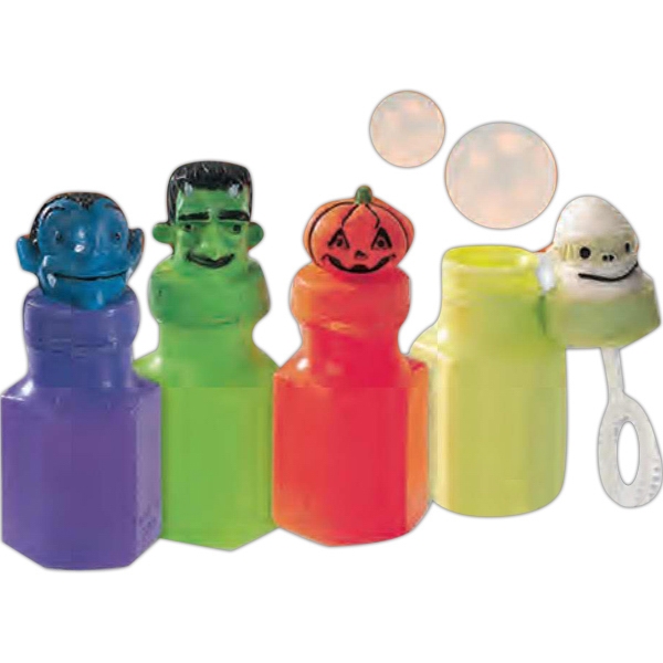 Halloween -  Mini bubbles in 2 3/4" high (.06 ounces)... from ASI 98980 ZZ OLD - Zenith Promotions / Child Treasures.. the Fun Place