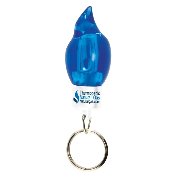 Key chain with LED lighted light bulb/flame.... from ASI 62190 Illini