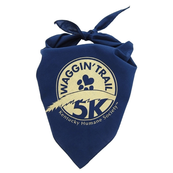 Domestic pet bandana made from 50/50 polyester-cotton; features a triangular shape... from ASI 92980 WOV-IN® / Promopet