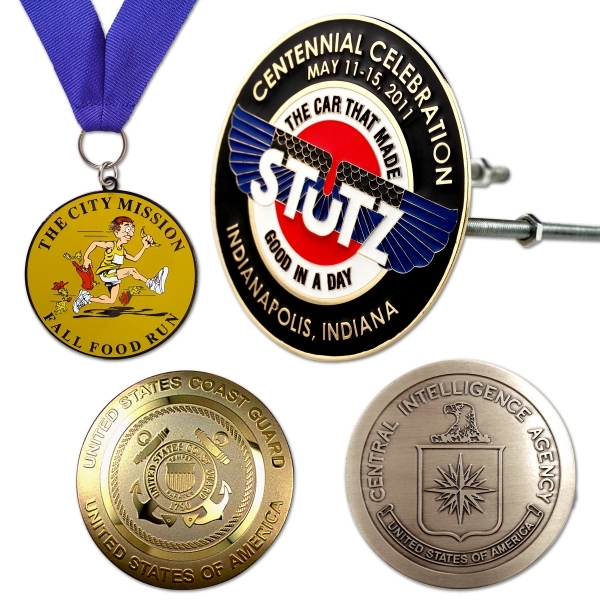 2" etched brass medallion in assorted metal finishes and up to... from ASI 52263 EMT / EMT EASY