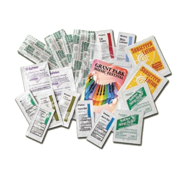 Outdoor kit in clear zip-lock bag with four-color process printed label... from ASI 58805 HPC Global / HPC Global