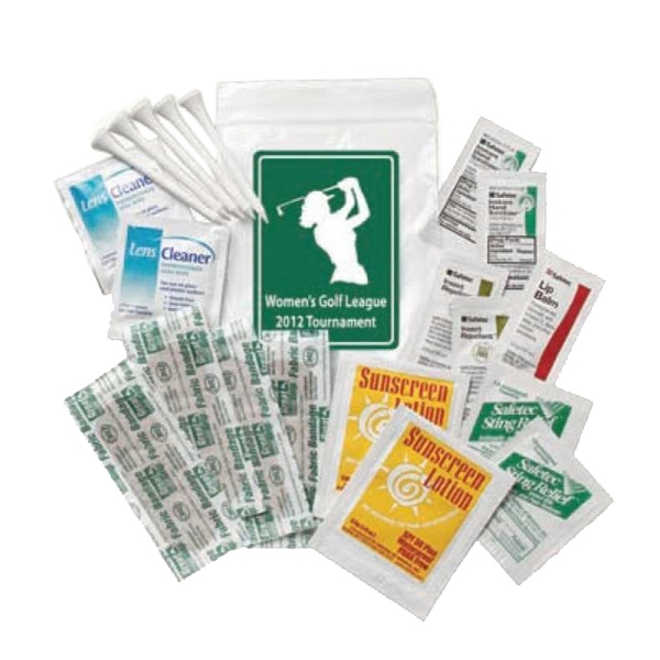 Golf kit in clear resealable bag.... from ASI 58805 HPC Global / HPC Global