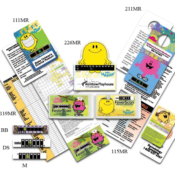 Vinyl, half wallet with reusable forehead thermometer and immunization schedule.... from ASI 91100 ZZ DROPPED -Thermographics / Thermographics