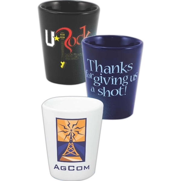1 1/2 oz ceramic shot glass.... from ASI 74710 Numo