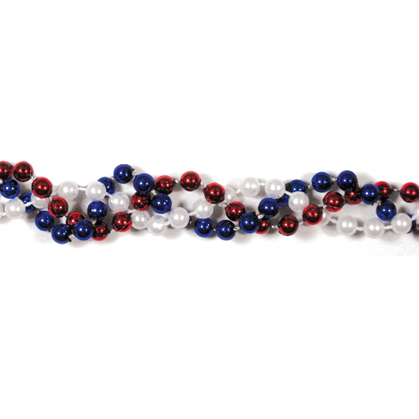 Twist multi-color Mardi Gras beads on 42" strand.... from ASI 62677 iline PROMO (The Innovative Line) / The Innovative Line