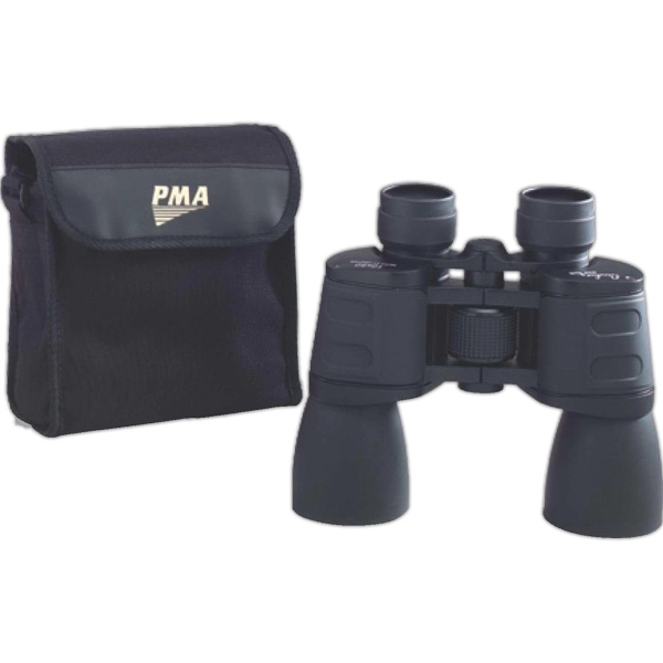 Center focus 10 x 50 rubber armored binocular with ruby coated... from ASI 46170 Compass Industries Inc