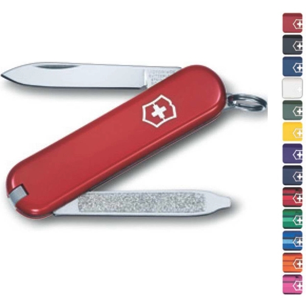 A multifunction tool that features a blade, nail file with screwdriver,... from ASI 46170 Compass Industries Inc