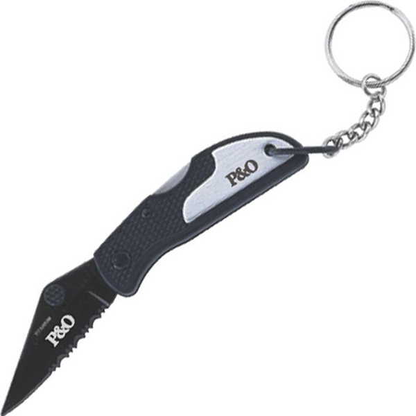 Caribou, Dakota  - Knife with split ring and key chain.... from ASI 46170 Compass Industries Inc / The Compass Line