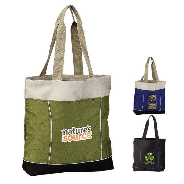 Recycled PET tote. This bag is earth friendly and functional. Eco... from ASI 57702 GoodHopeBags, Inc.