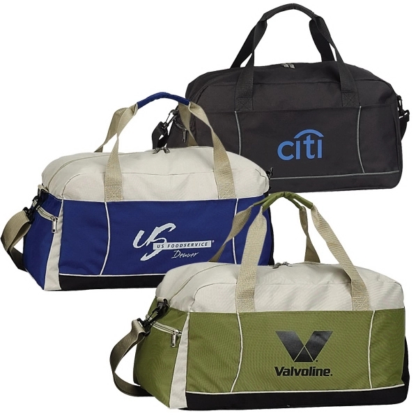 Duffel bag made with recycled 52% PET material.... from ASI 57702 GoodHopeBags, Inc.