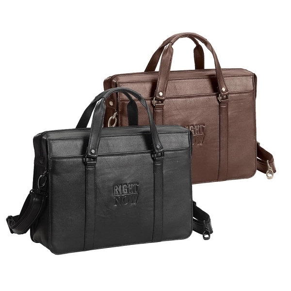 Briefcase made of ultra-luxe NAPA leather.... from ASI 57702 GoodHopeBags, Inc.